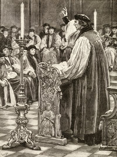 John Colet preaching by English School